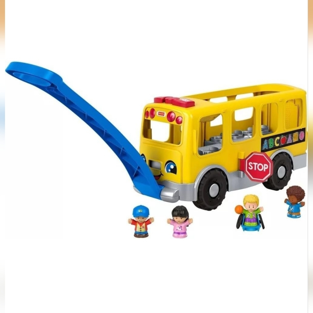 Fisher-Price Little People Extra Large Pull Along Yellow School Bus (Exclusive)